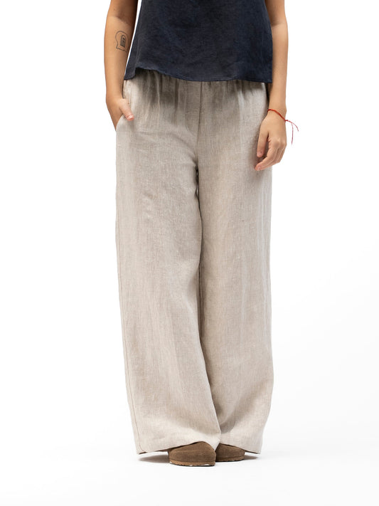 Linen Pants VINEYARD Beige Linen