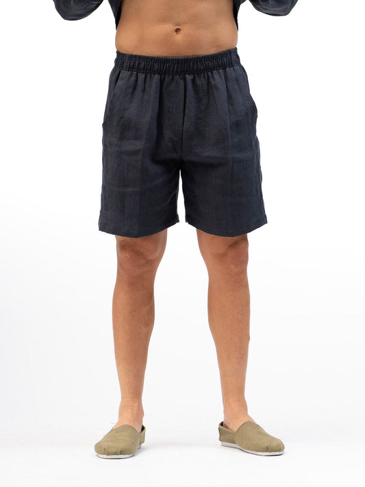 Linen Shorts MOVEMENT Marine Blue for Men